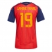 Spania Lamine Yamal #19 Hjemmedrakt Dame VM 2026 Kortermet